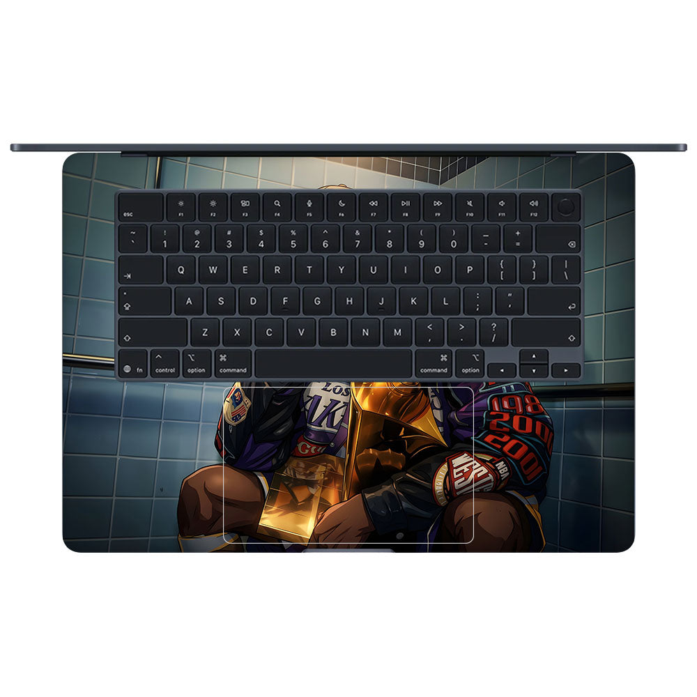 Kobe Trophy Macbook Air 15 M5 2026 3D Laptop Skin