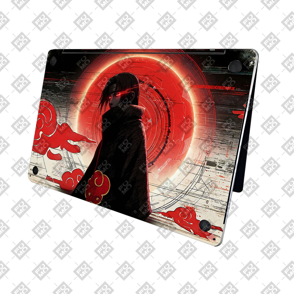 Itachi Uchiha Mark of the Akatsuki MacBook Neo 3D Laptop Skin