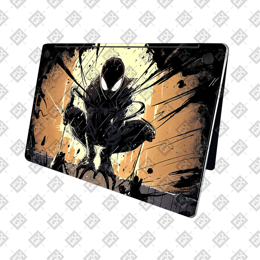 Shadow Spiderman MacBook Neo 3D Laptop Skin