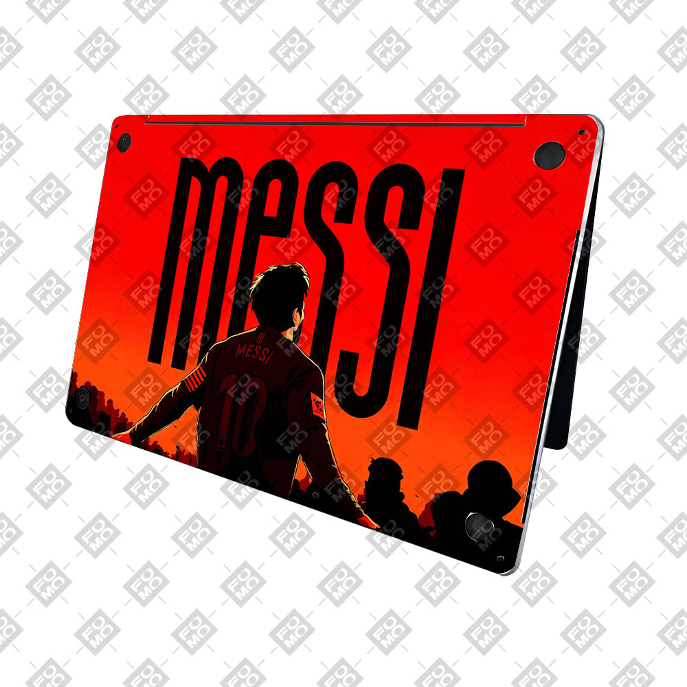 Messi Red Aura MacBook Neo 3D Laptop Skin