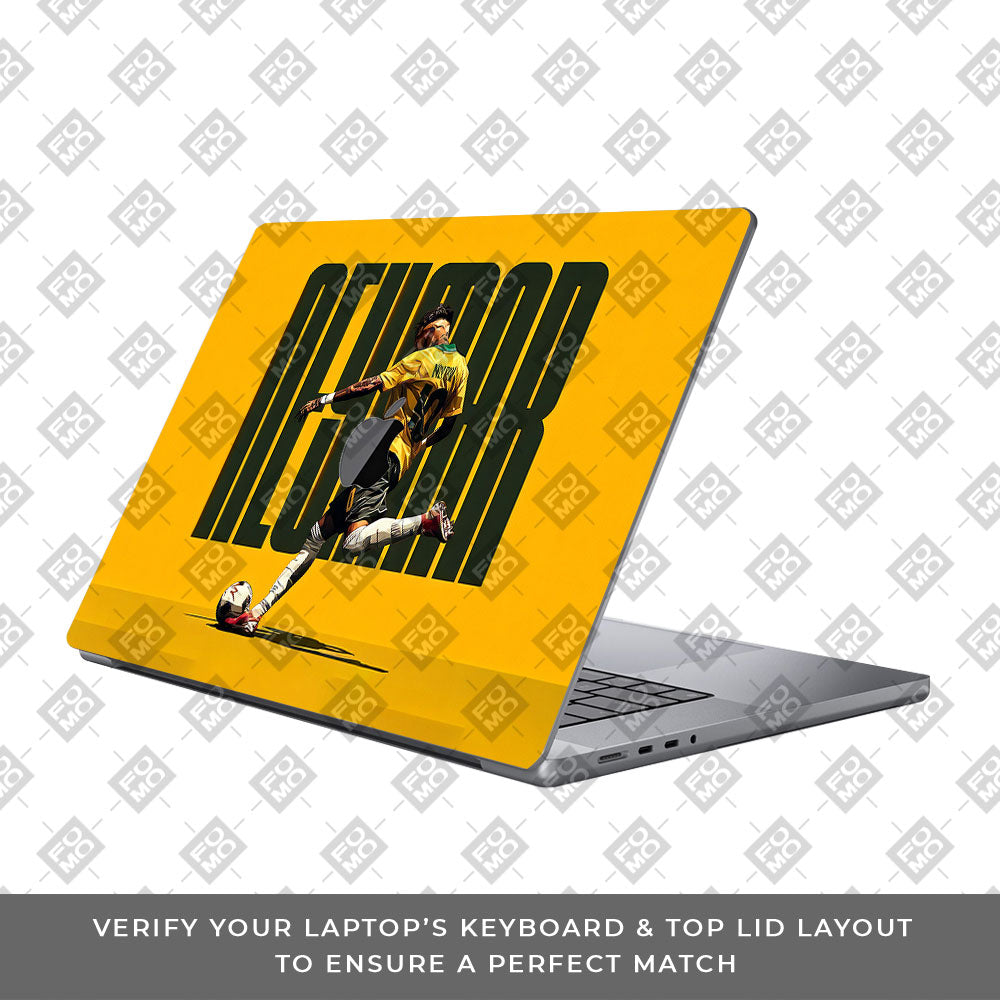 Neymar Brazil Drip MacBook Neo 3D Laptop Skin