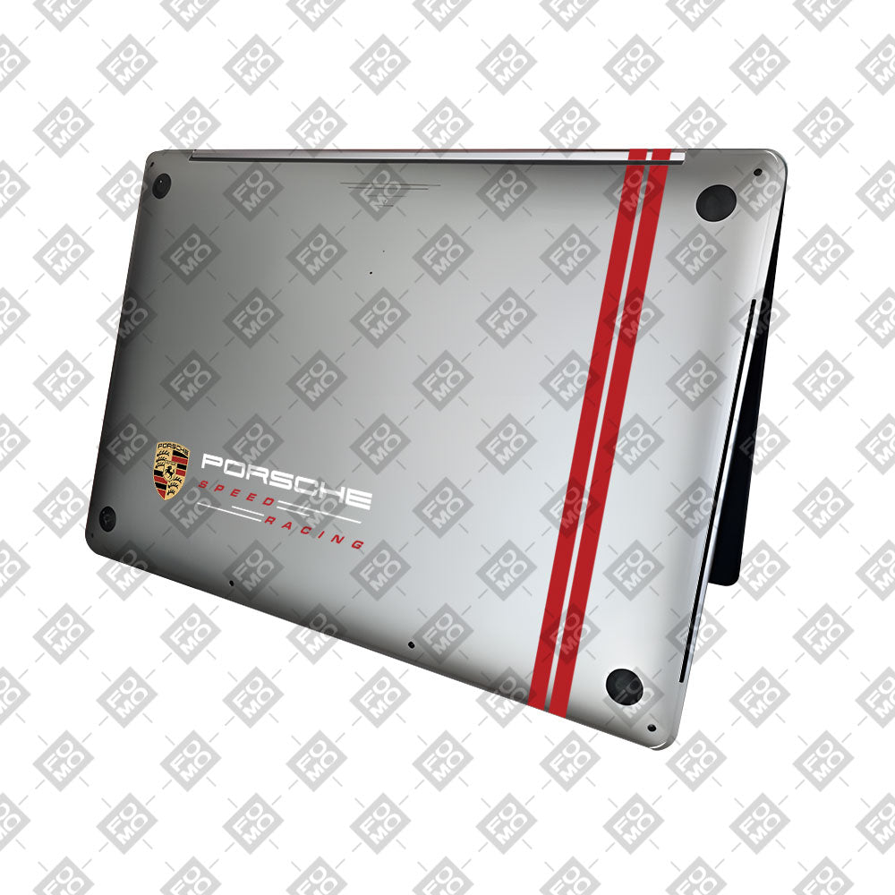 Transparent Porsche Motorsport Graphic MacBook Neo Laptop Skin