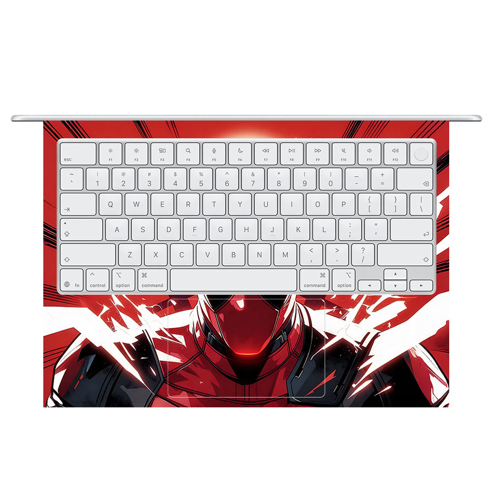 Deadpool Red Fury MacBook Neo 13 3D Laptop Skin