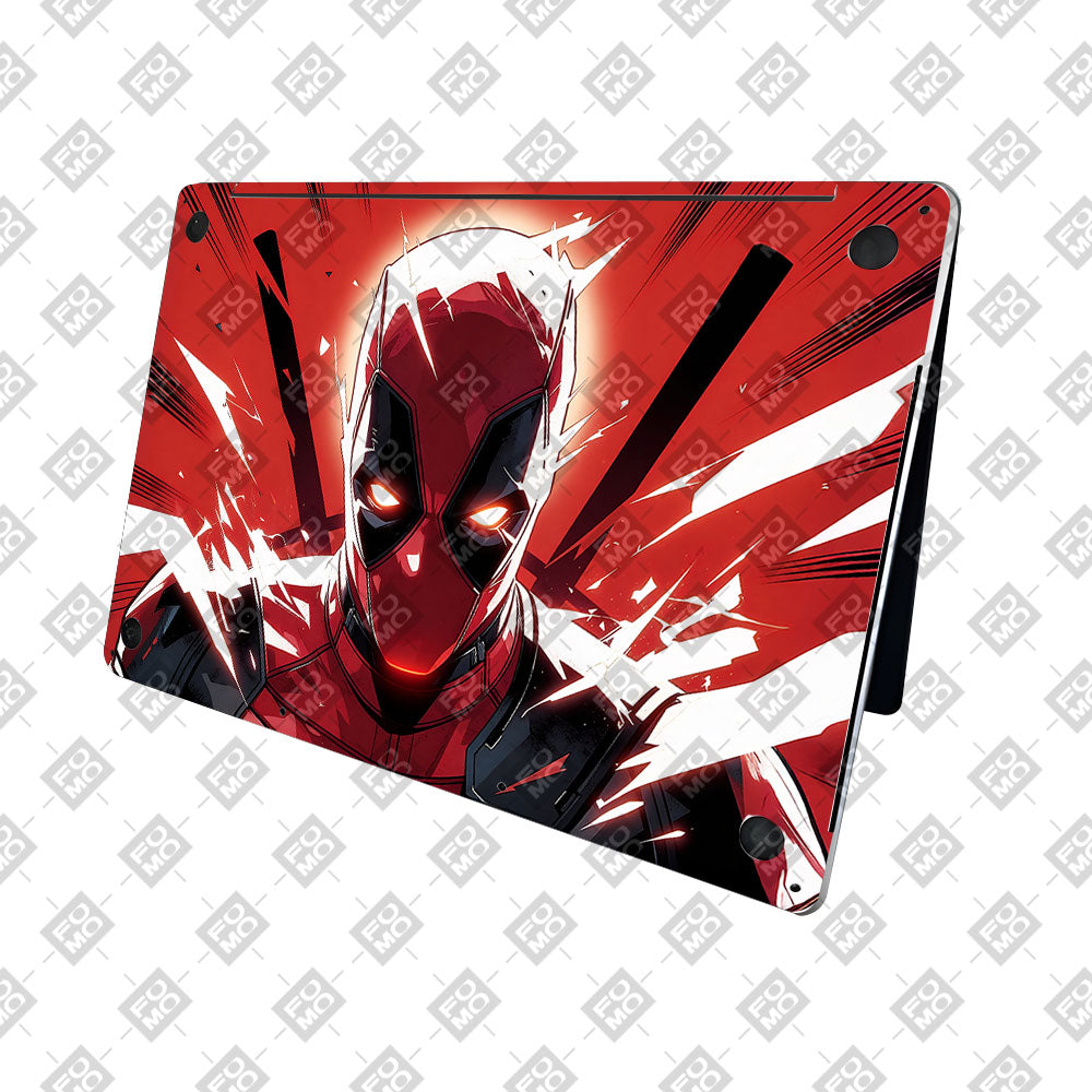 Deadpool Red Fury MacBook Neo 13 3D Laptop Skin
