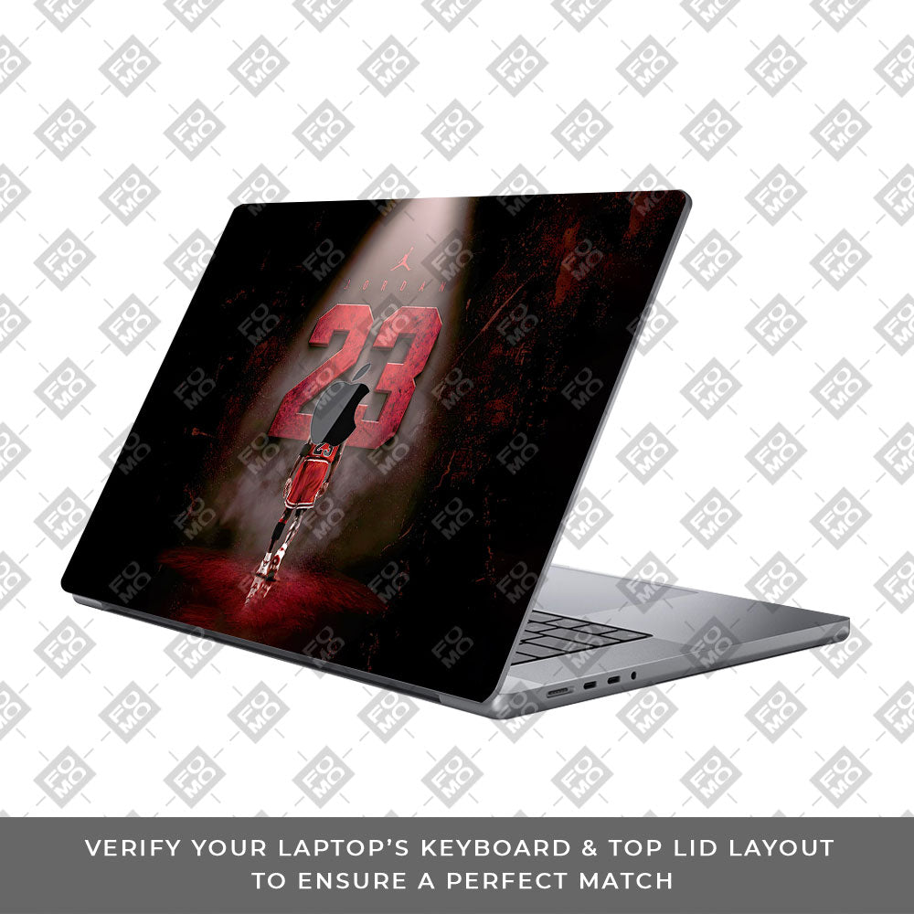Jordan 23 MacBook Pro 13 Intel 2020 3D Laptop Skin