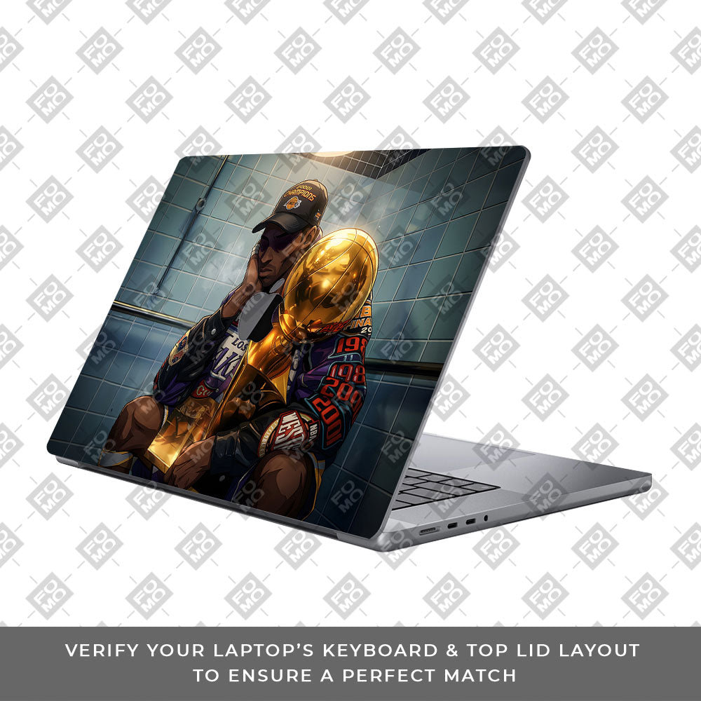 Kobe Trophy MacBook Pro 13 Intel 2020 3D Laptop Skin