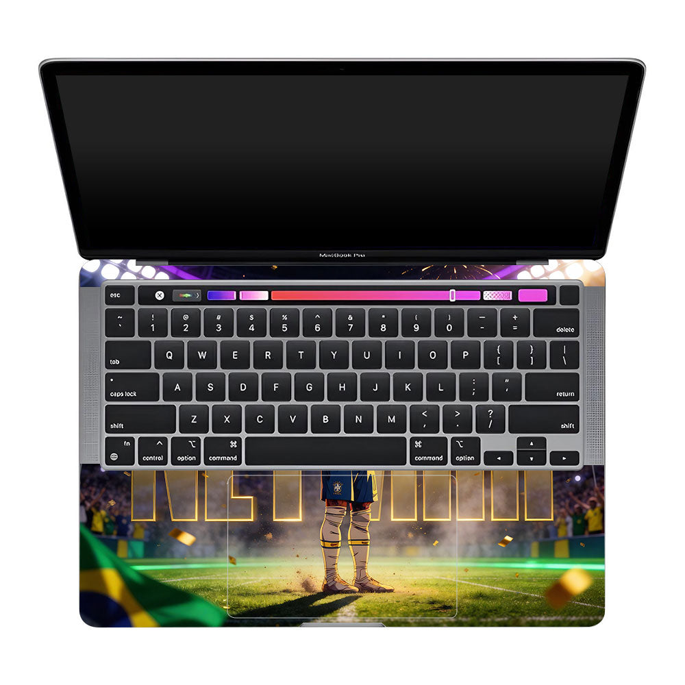 Neymar Golden Aura MacBook Pro 13 M1 2020 3D Laptop Skin