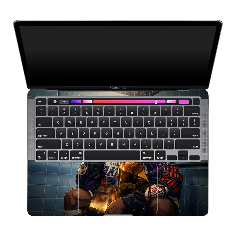 Kobe Trophy MacBook Pro 13 M2 2022 3D Laptop Skin