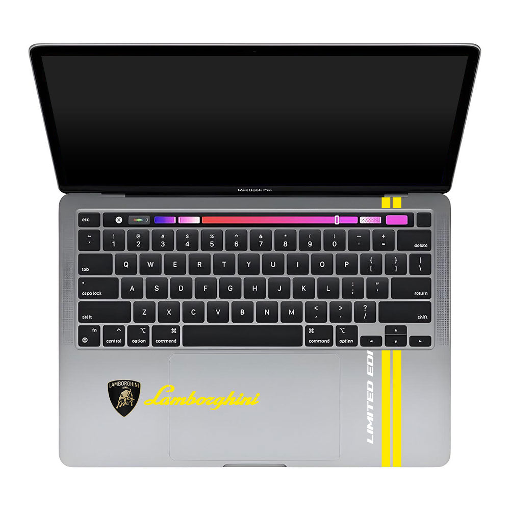 Transparent Lamborghini Limited Edition MacBook Pro 13 M2 2022 Laptop Skin