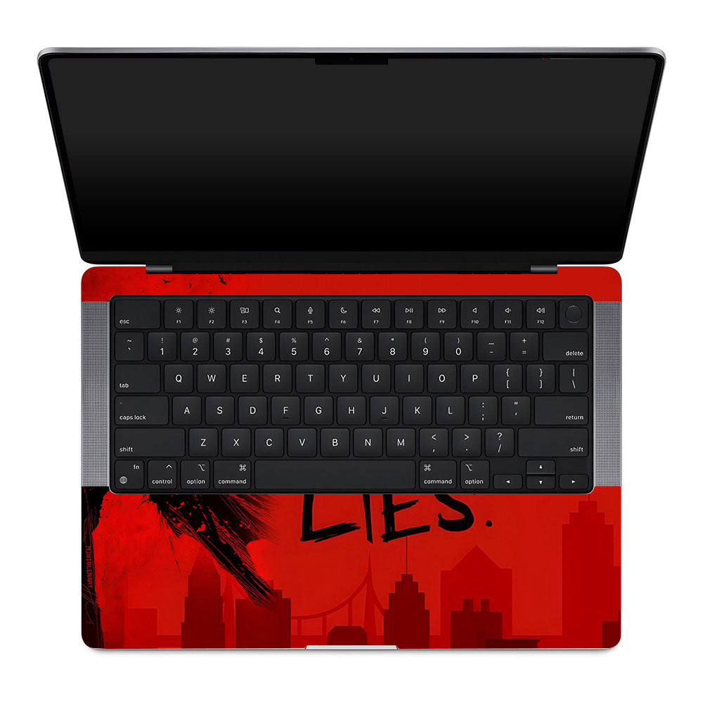 Batman No More Lies MacBook Pro 14 M1, M2, M3, M4 2021-2024 3D Laptop Skin