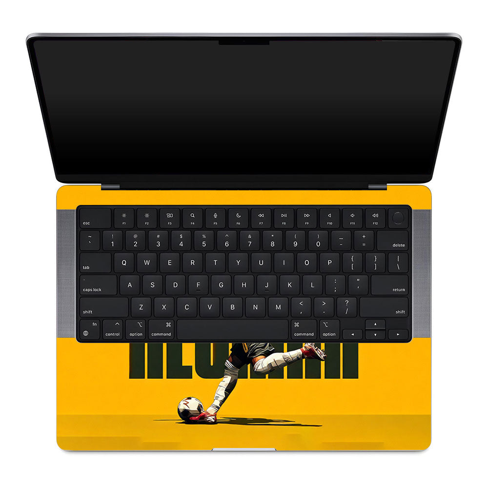 Neymar Brazil Drip MacBook Pro 14 M1, M2, M3, M4 2021-2024 3D Laptop Skin
