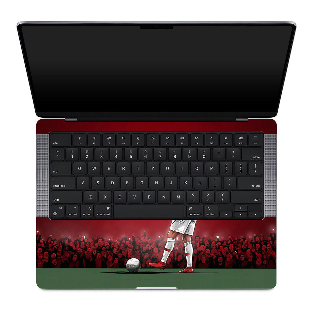 Ronaldo Cold Mode MacBook Pro 14 M1, M2, M3, M4 2021-2024 3D Laptop Skin