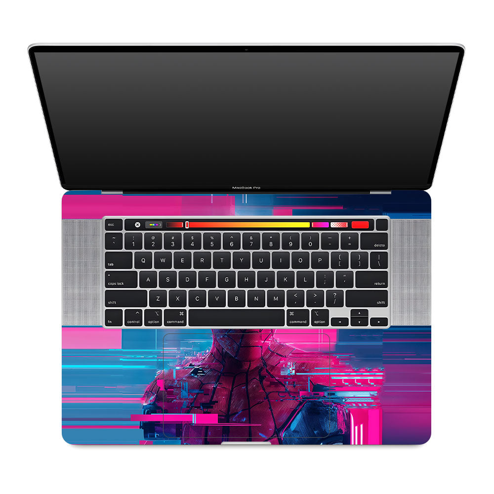 Glitch Spider MacBook Pro 16 2019 3D Laptop Skin
