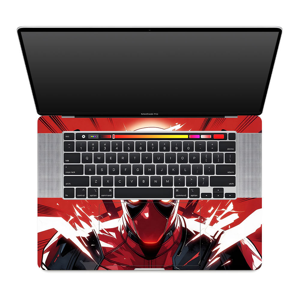 Deadpool Red Fury MacBook Pro 16 2019 3D Laptop Skin