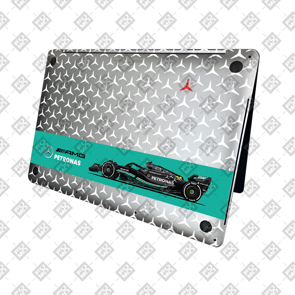 Transparent Mercedes AMG F1 MacBook Pro 16 2019 Laptop Skin