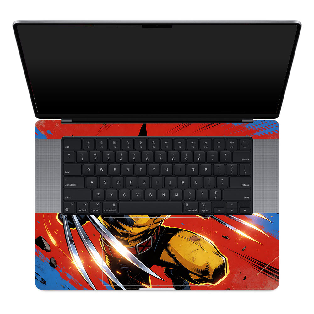 Adamantium Rage MacBook Pro 16 M1, M2, M3, M4 2021-2024 3D Laptop Skin