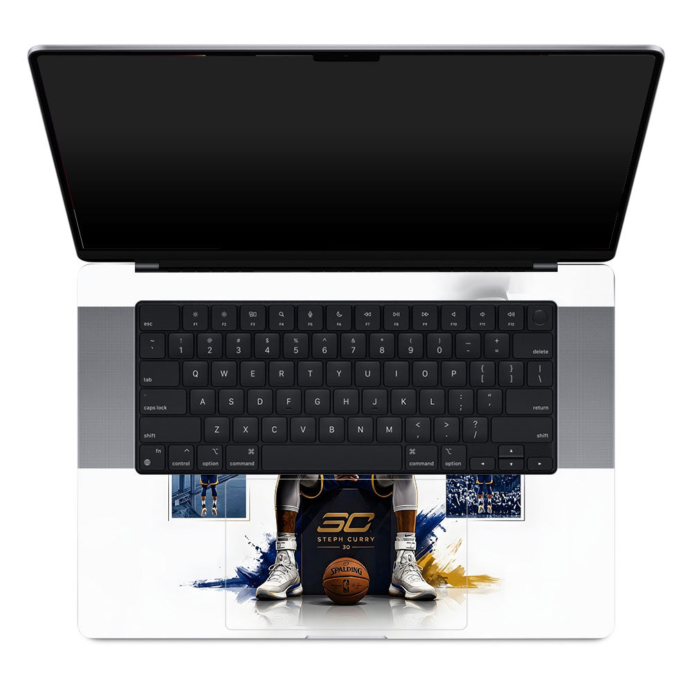Curry 30 MacBook Pro 16 M1, M2, M3, M4 2021-2024 3D Laptop Skin