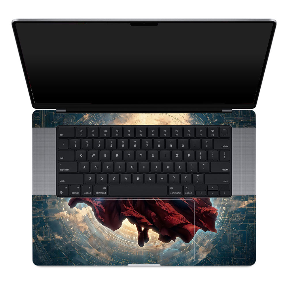 Superman Flying Beyond the Cosmos MacBook Pro 16 M1, M2, M3, M4 2021-2024 3D Laptop Skin