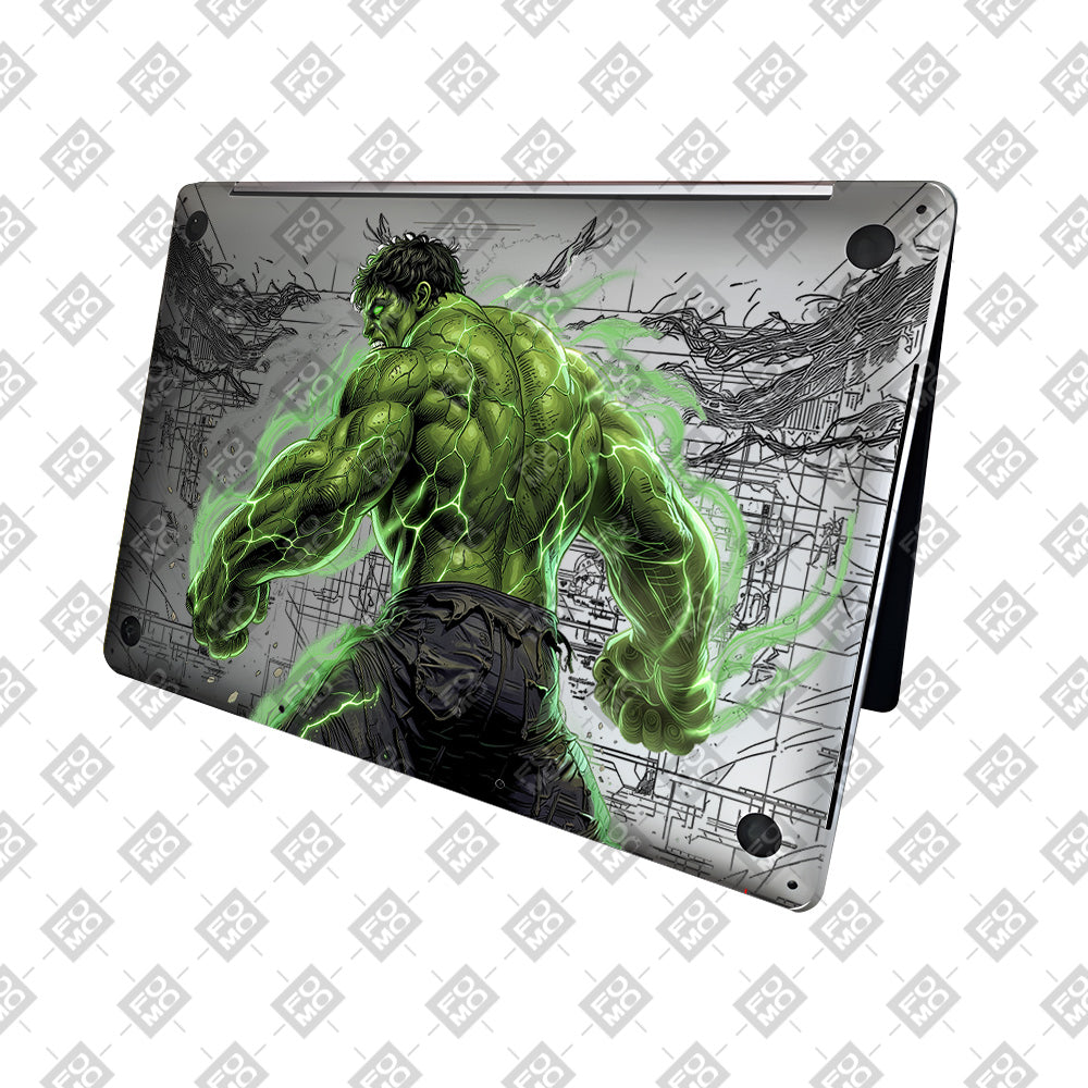 Transparent Hulk Smash MacBook Pro 16 2019 Laptop Skin