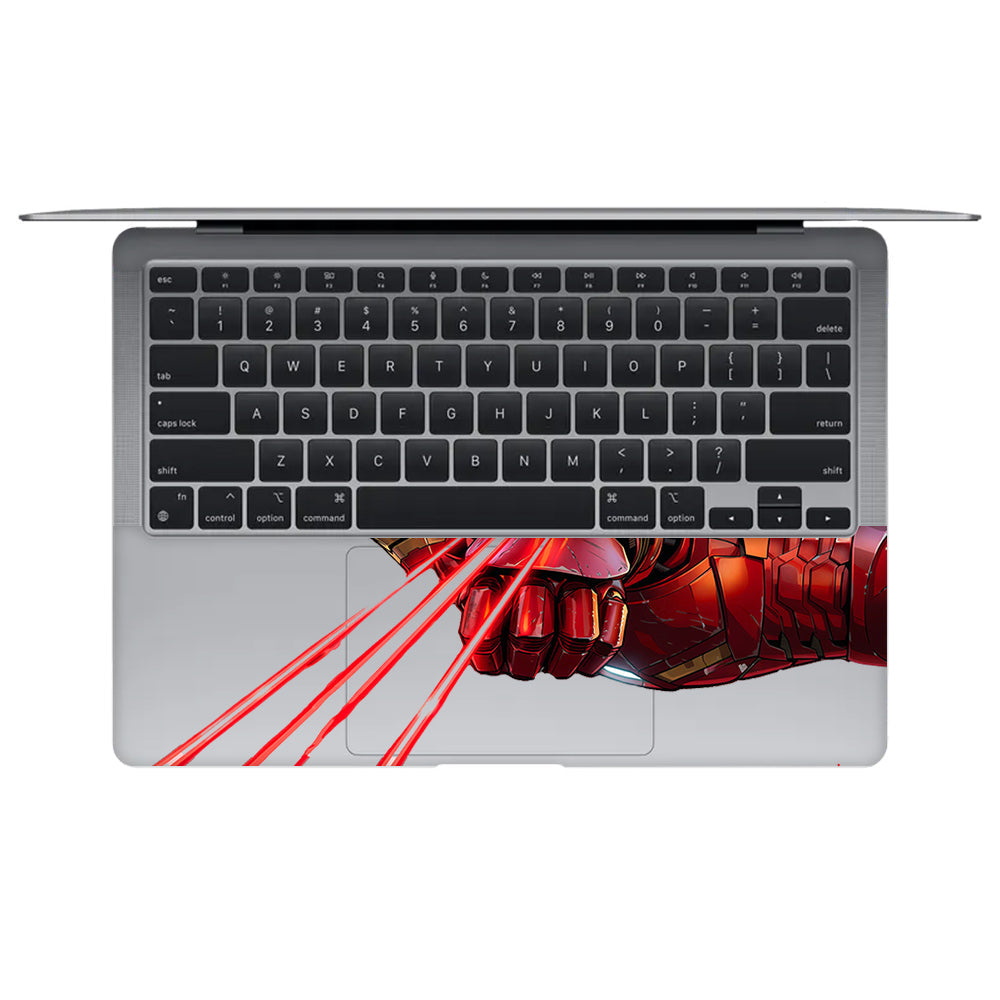 Transparent Iron Fist MacBook Air 13 M1 2020 Laptop Skin