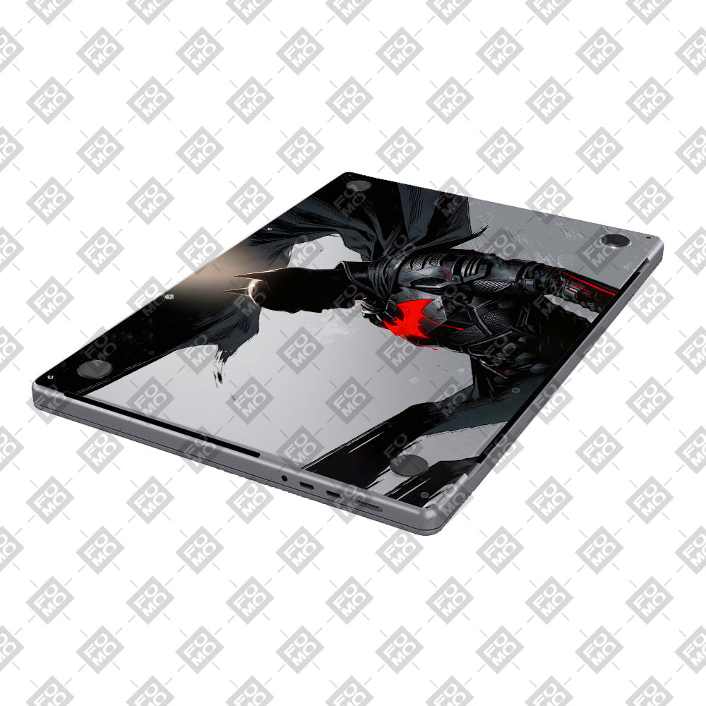 Transparent Dark Knight MacBook Air 13 M2 2022 Laptop Skin