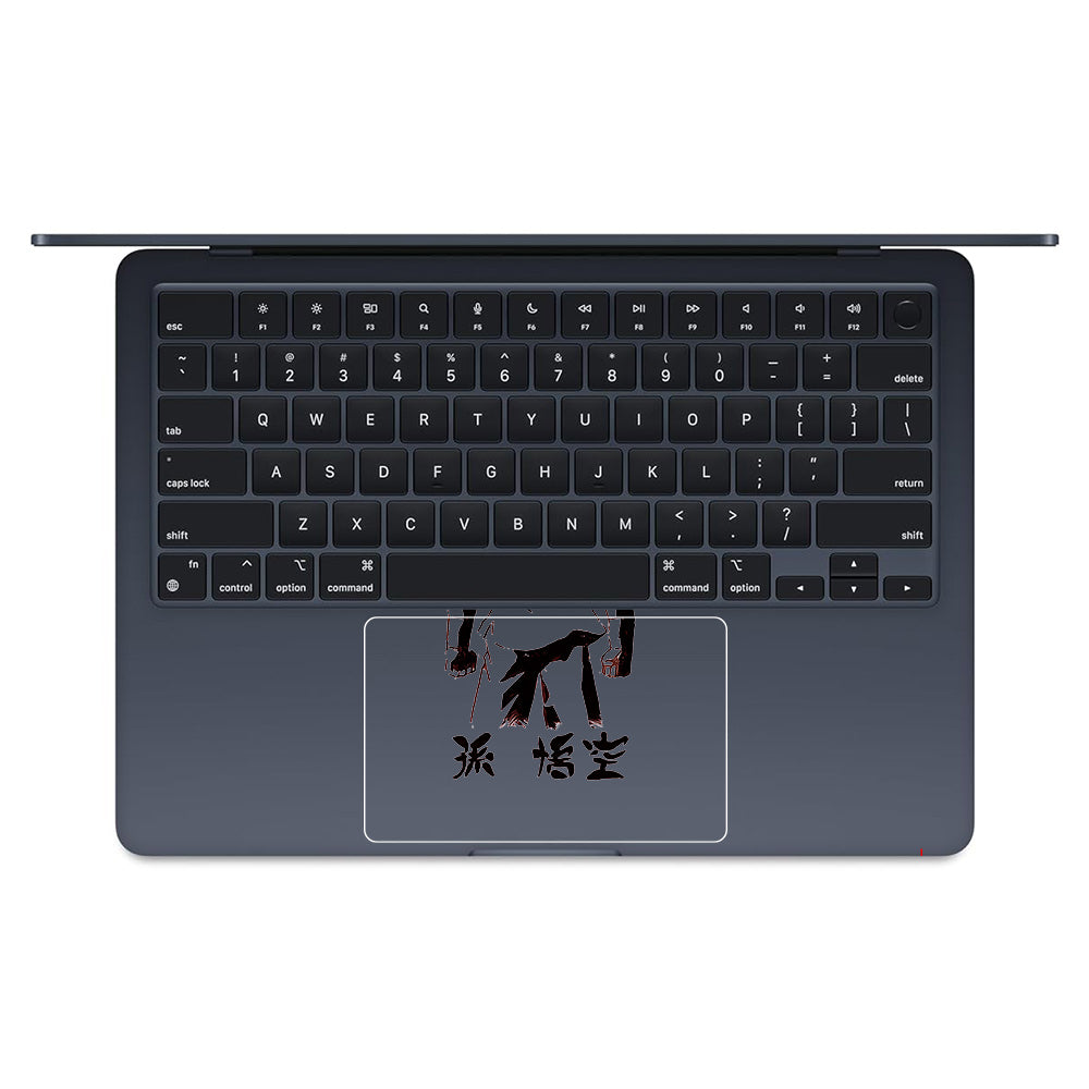 Transparent Sunset Samurai MacBook Air 13 M2 2022 Laptop Skin