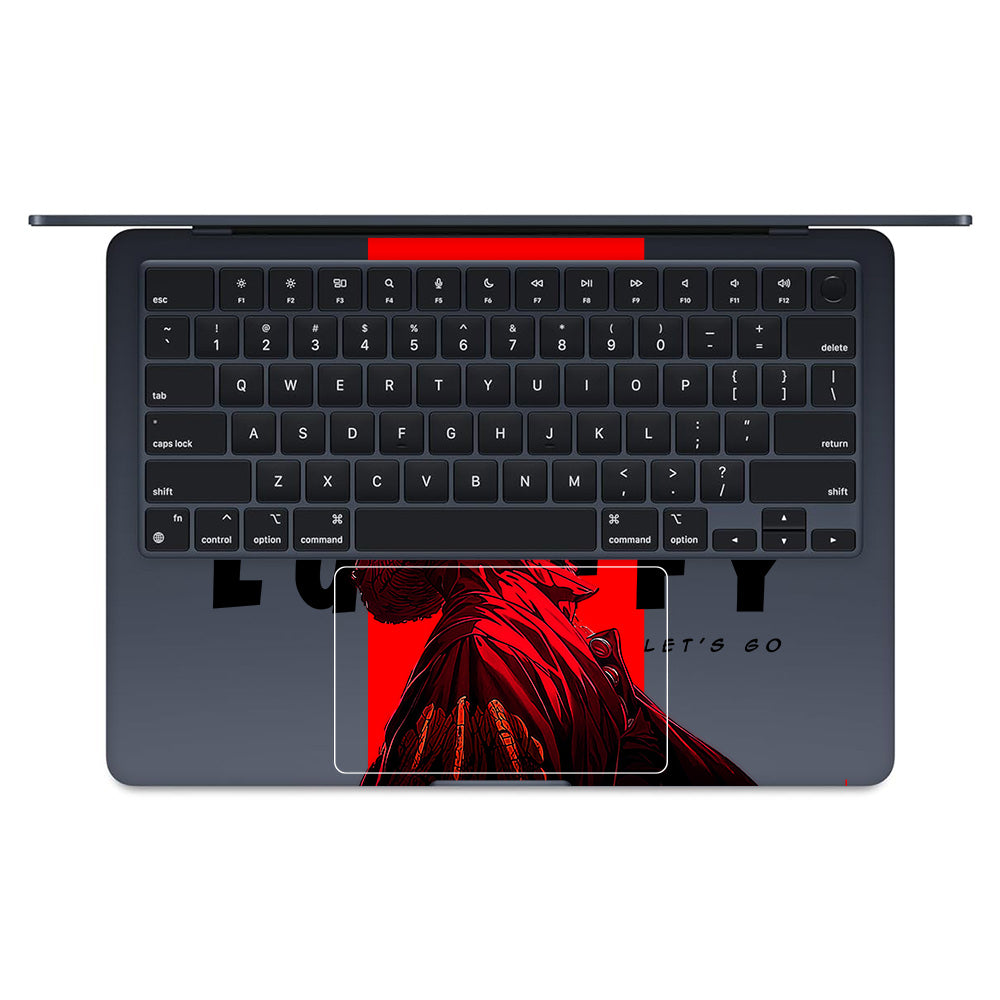 Transparent Pirate King MacBook Air 13 M3 2024 Laptop Skin