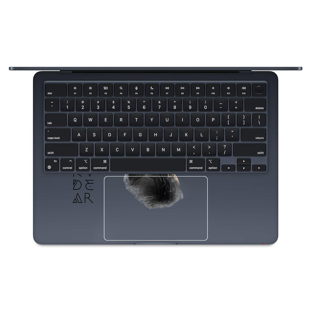 Transparent Wakanda Forever MacBook Air 13 M3 2024 Laptop Skin