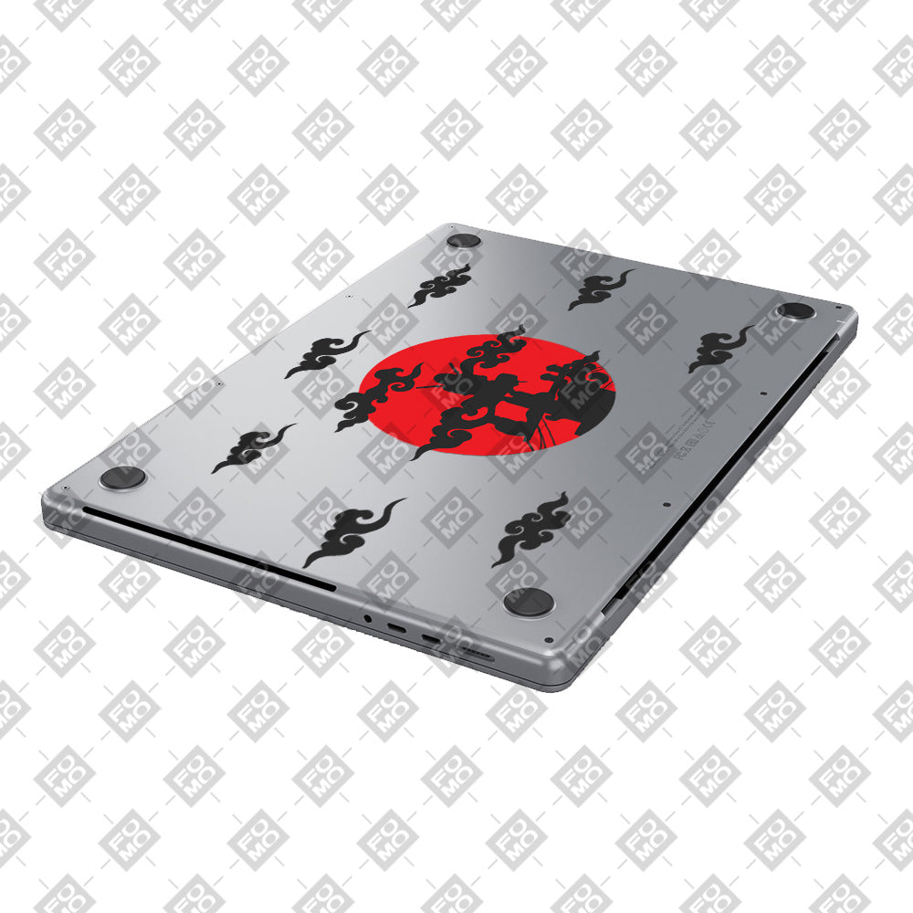 Transparent Moonlit Ninja MacBook Air 13 M4 2025 Laptop Skin