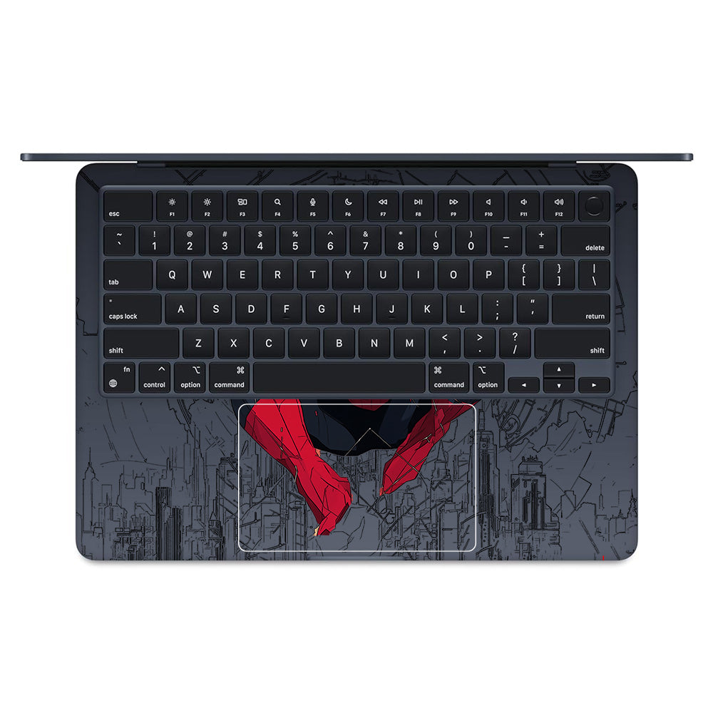 Transparent Web of Destiny MacBook Air 13 M4 2025 Laptop Skin