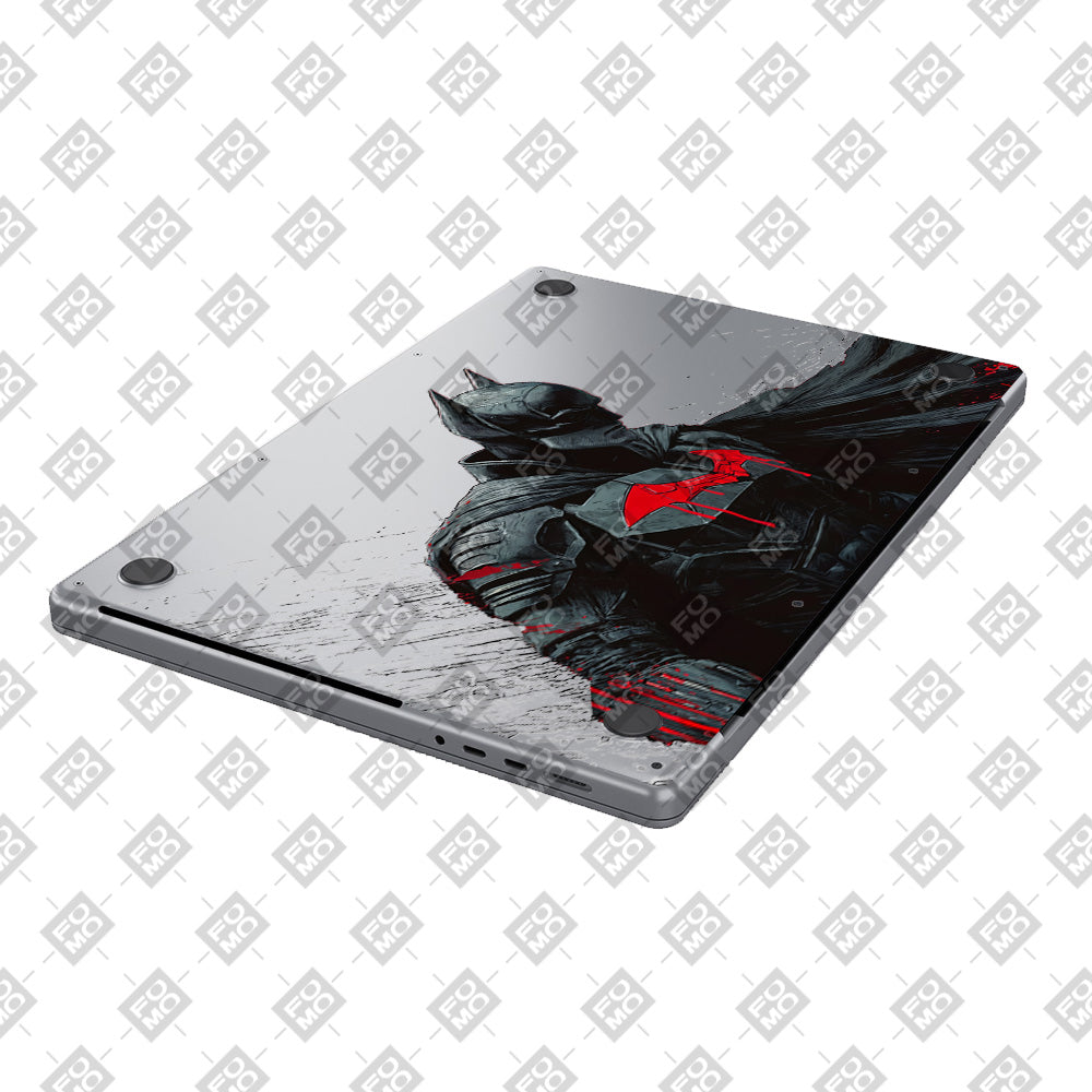 Transparent Dark Knight MacBook Air 13 M4 2025 Laptop Skin