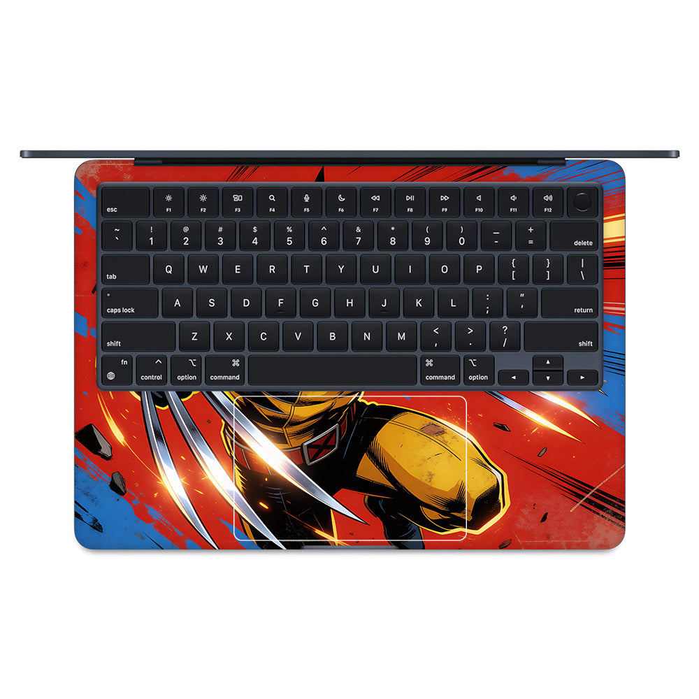 Adamantium Rage MacBook Air 13 M4 2025 Laptop Skin