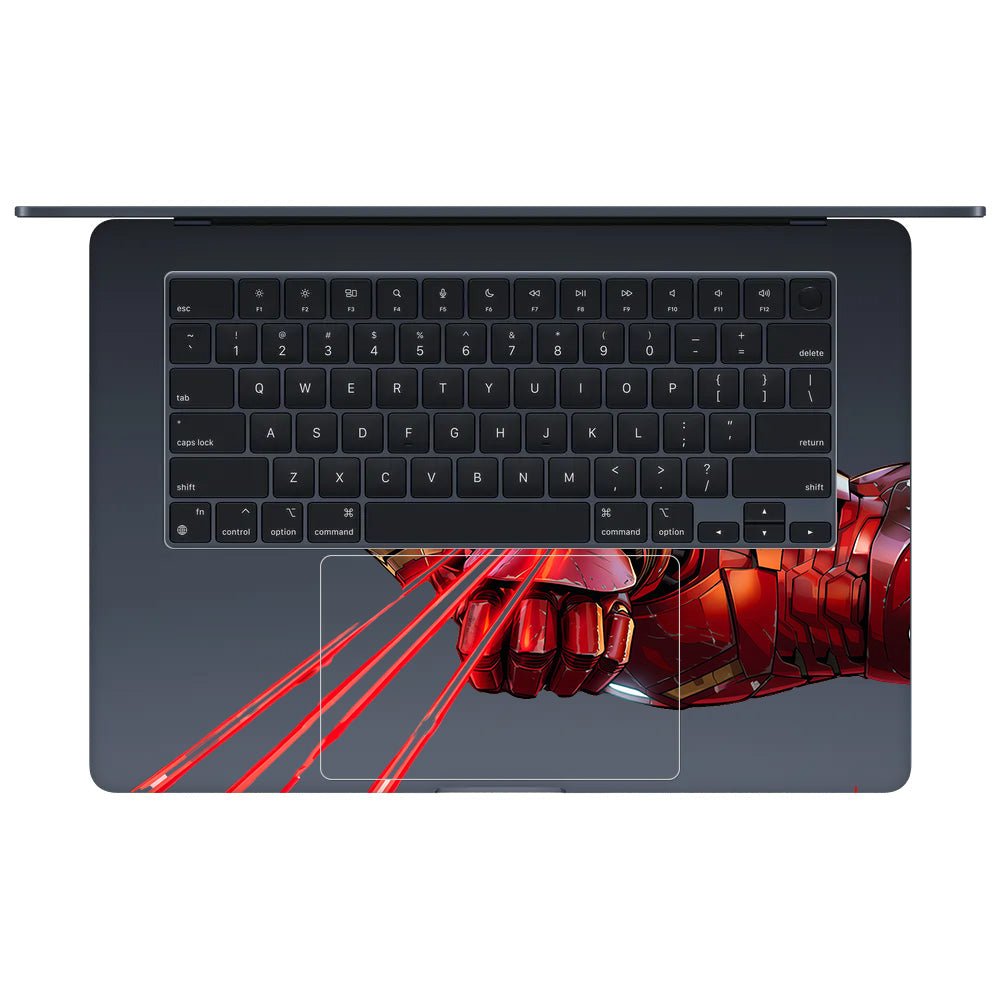 Transparent Iron Fist MacBook Air 15 M2 2023 Laptop Skin