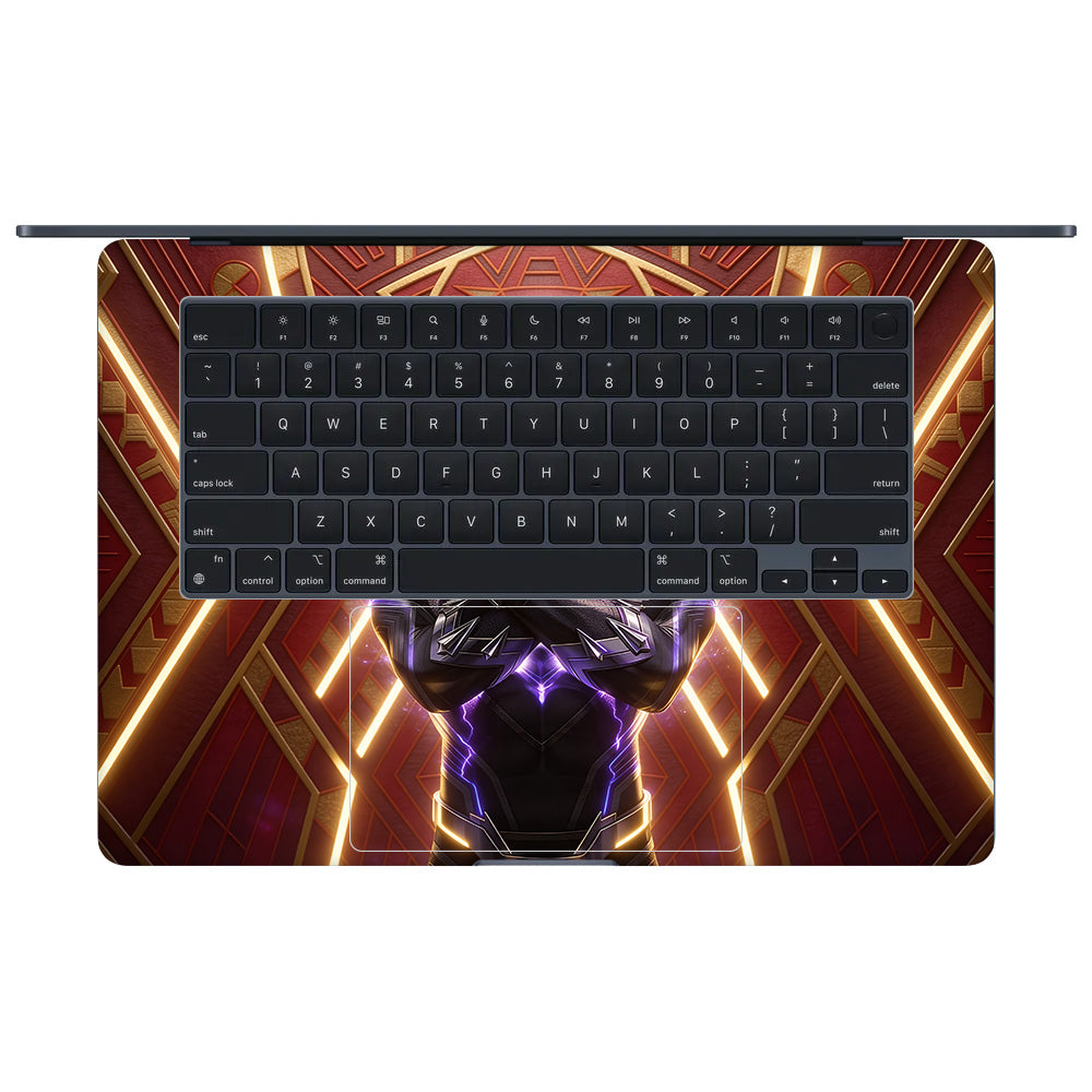 Black Panther Wakanda's King MacBook Air 15 M2 2023 3D Laptop Skin