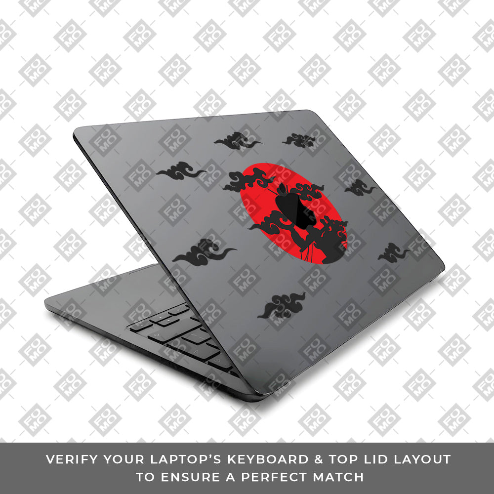 Transparent Moonlit Ninja MacBook Air 15 M3 2024 Laptop Skin