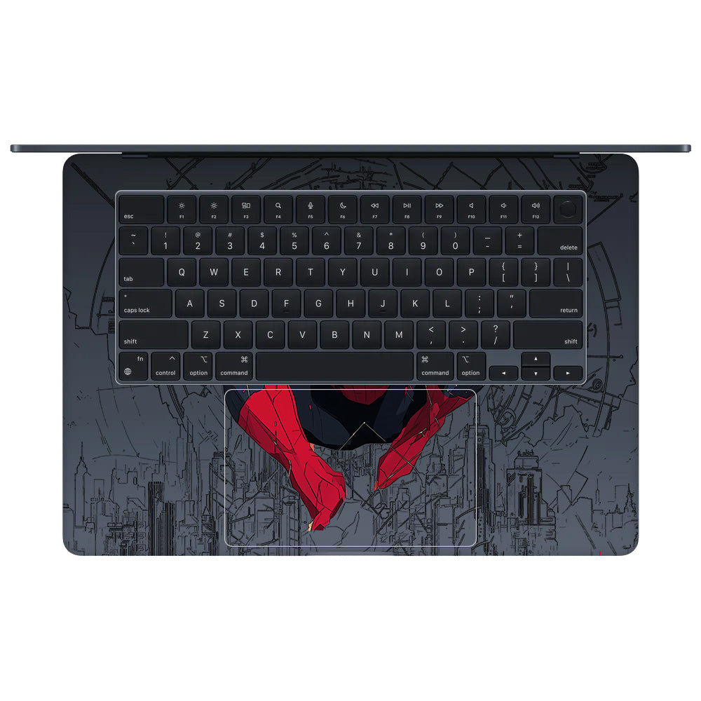 Transparent Web of Destiny MacBook Air 15 M3 2024 Laptop Skin