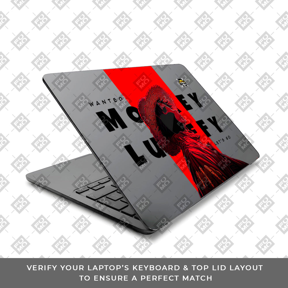 Transparent Pirate King MacBook Air 15 M3 2024 Laptop Skin