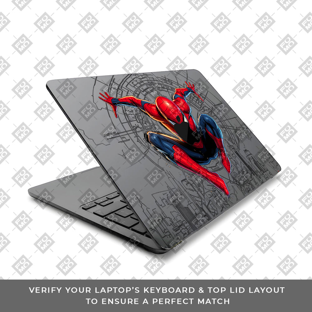Transparent Web of Destiny MacBook Air 15 M4 2025 Laptop Skin