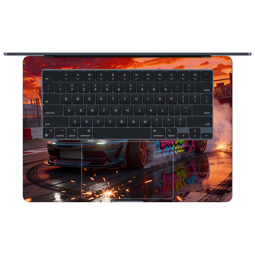 Tokyo Drift Vibes MacBook Air 15 M4 2025 Laptop Skin