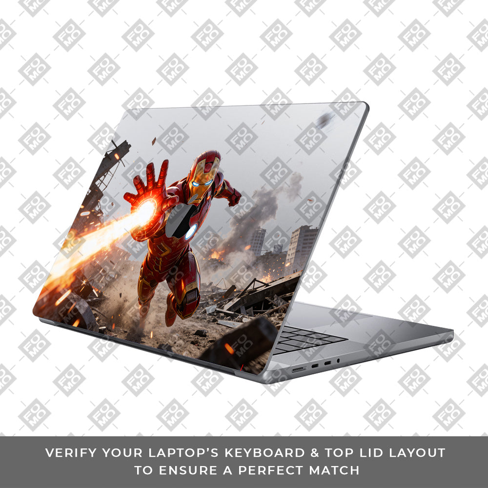 Transparent Iron Fist MacBook Pro 13 Intel 2020 Laptop Skin