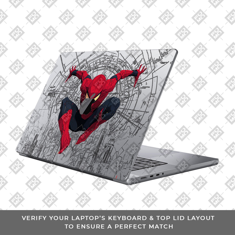 Transparent Web of Destiny MacBook Pro 13 Intel 2020 Laptop Skin