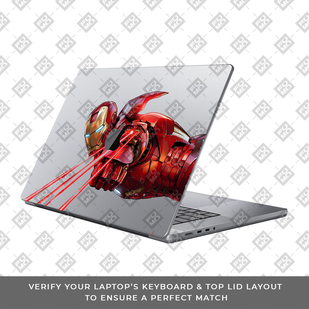 Transparent Iron Fist MacBook Pro 13 Intel 2020 Laptop Skin