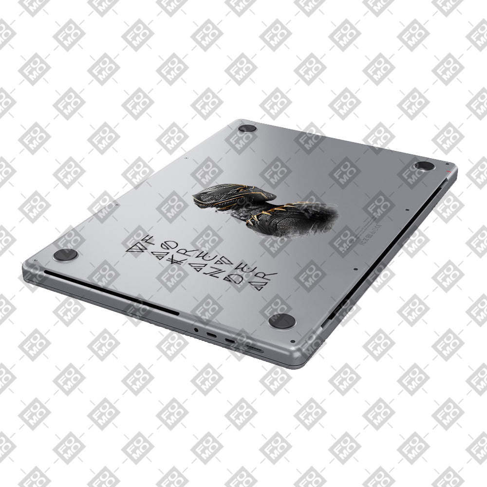 Transparent Wakanda Forever MacBook Pro 13 Intel 2020 Laptop Skin