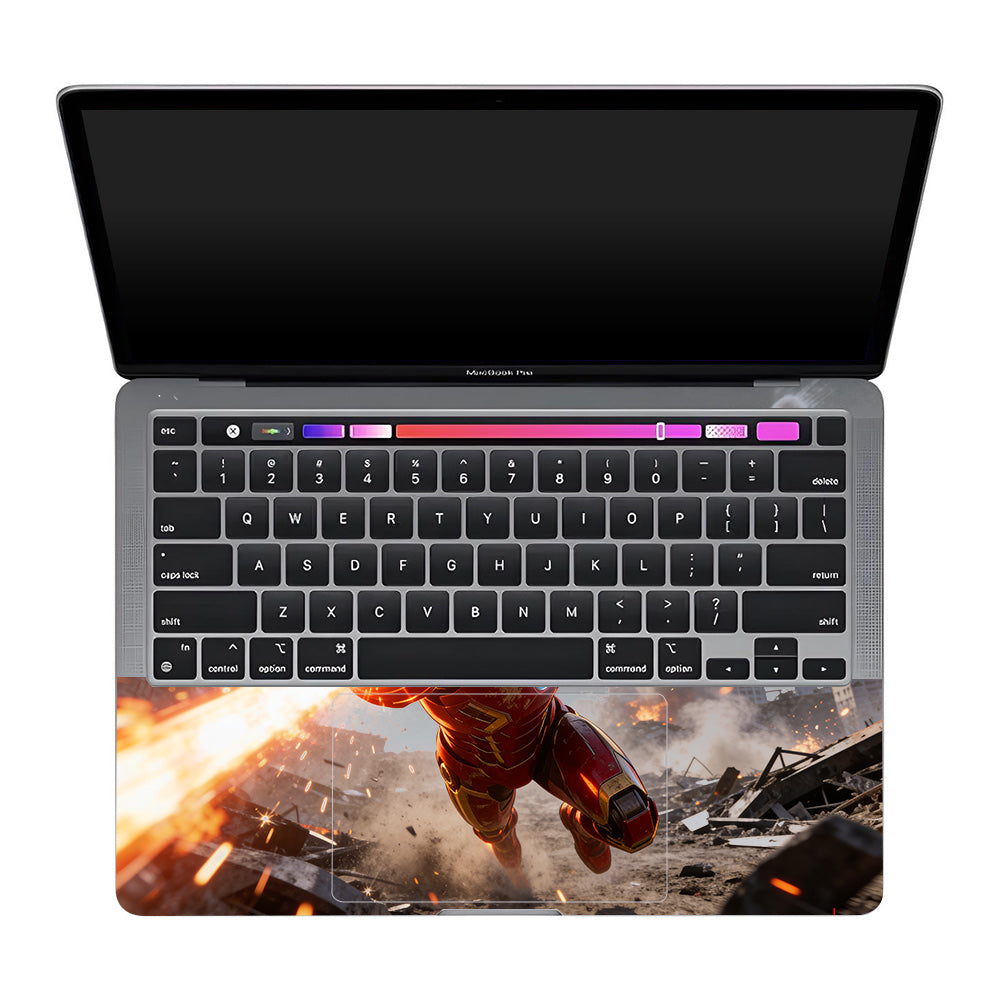 Transparent Iron Fist MacBook Pro 13 M1 2020 Laptop Skin