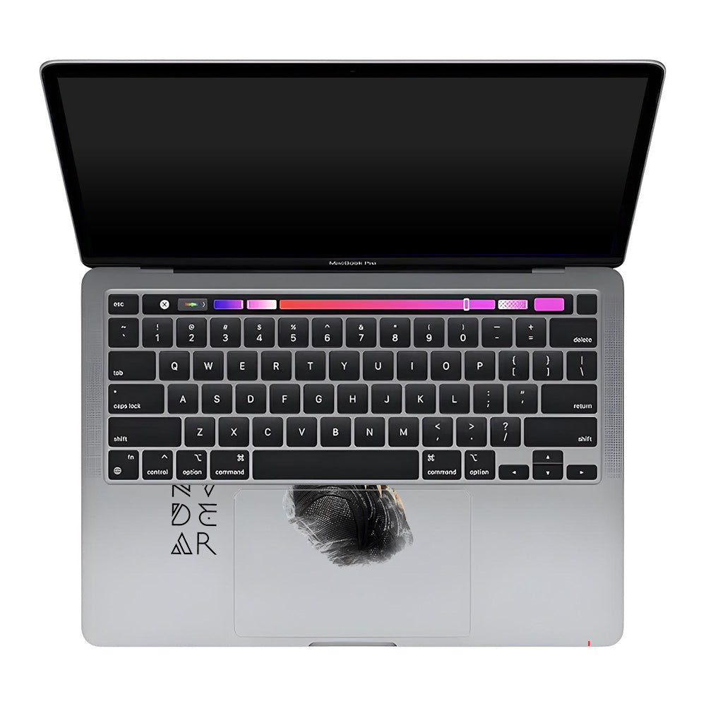 Transparent Wakanda Forever MacBook Pro 13 M1 2020 Laptop Skin