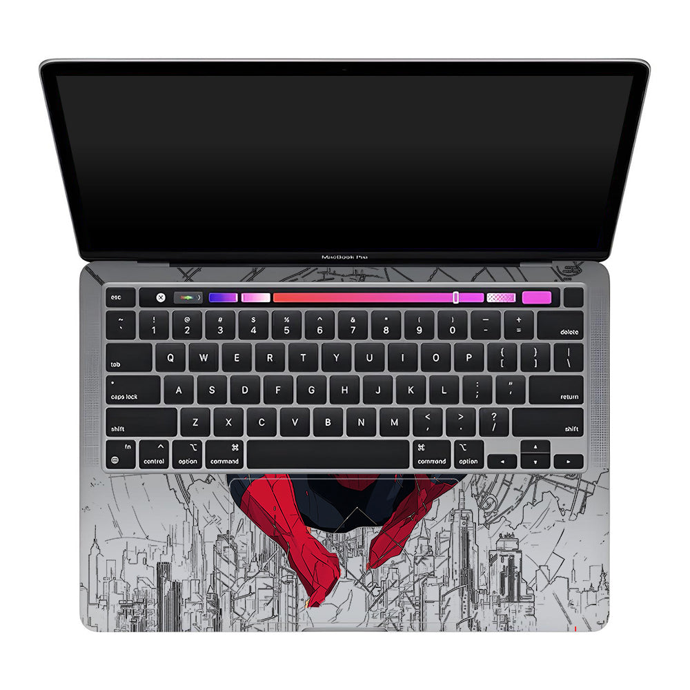 Transparent Web of Destiny MacBook Pro 13 M2 2022 Laptop Skin