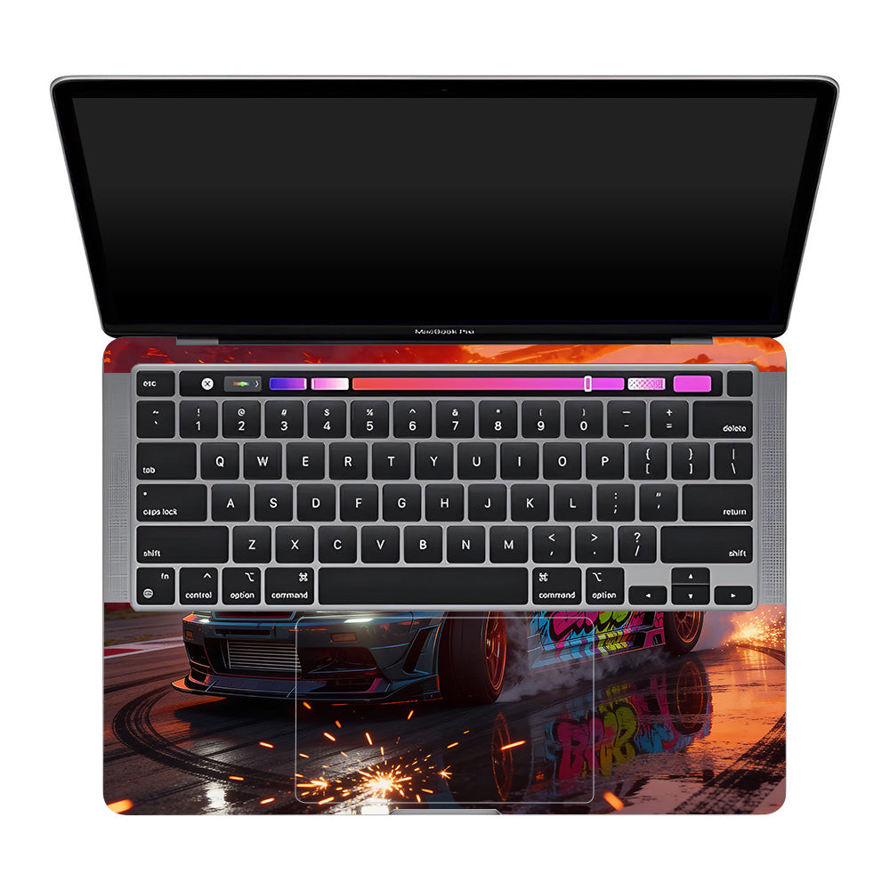 Tokyo Drift Vibes MacBook Pro 13 M2 2022 Laptop Skin