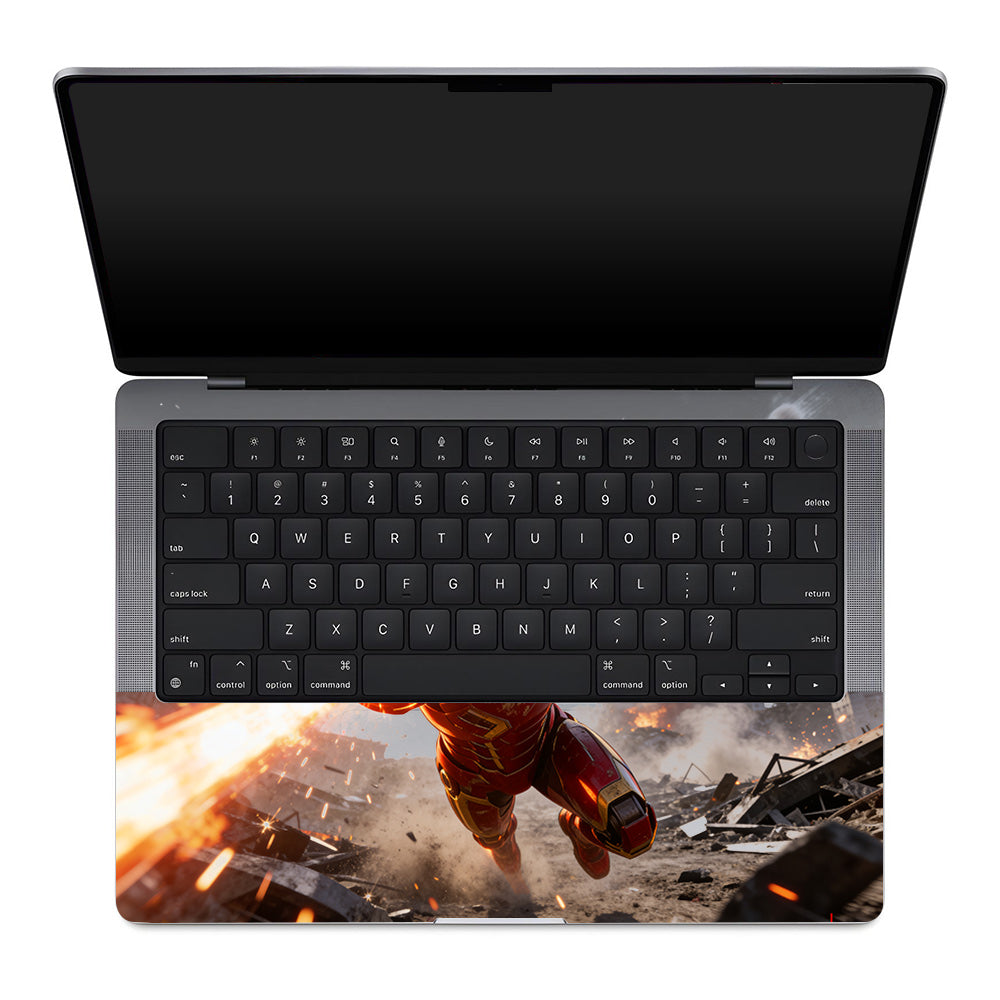 Transparent Iron Fist MacBook Pro 16 2019 Laptop Skin