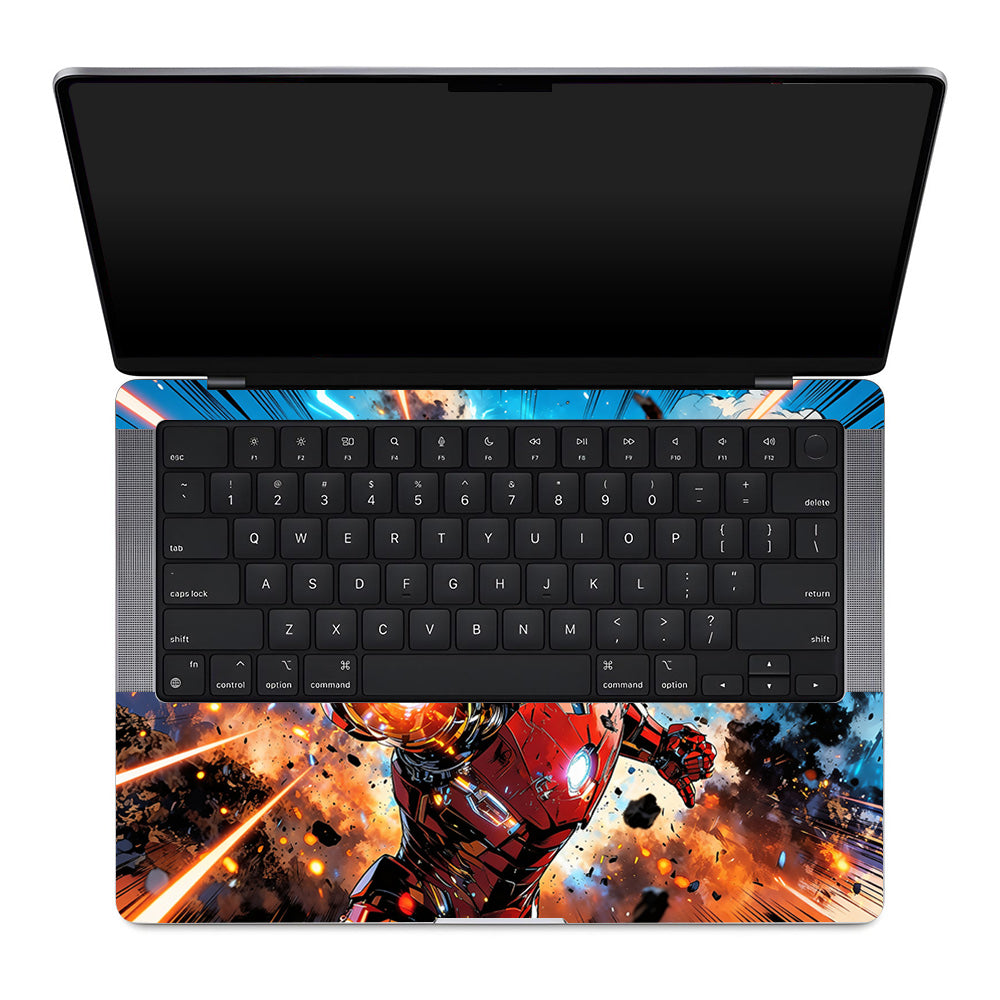 Iron Impact The Arc Reactor MacBook Pro 14 M1, M2, M3, M4 2021-2024 Laptop Skin