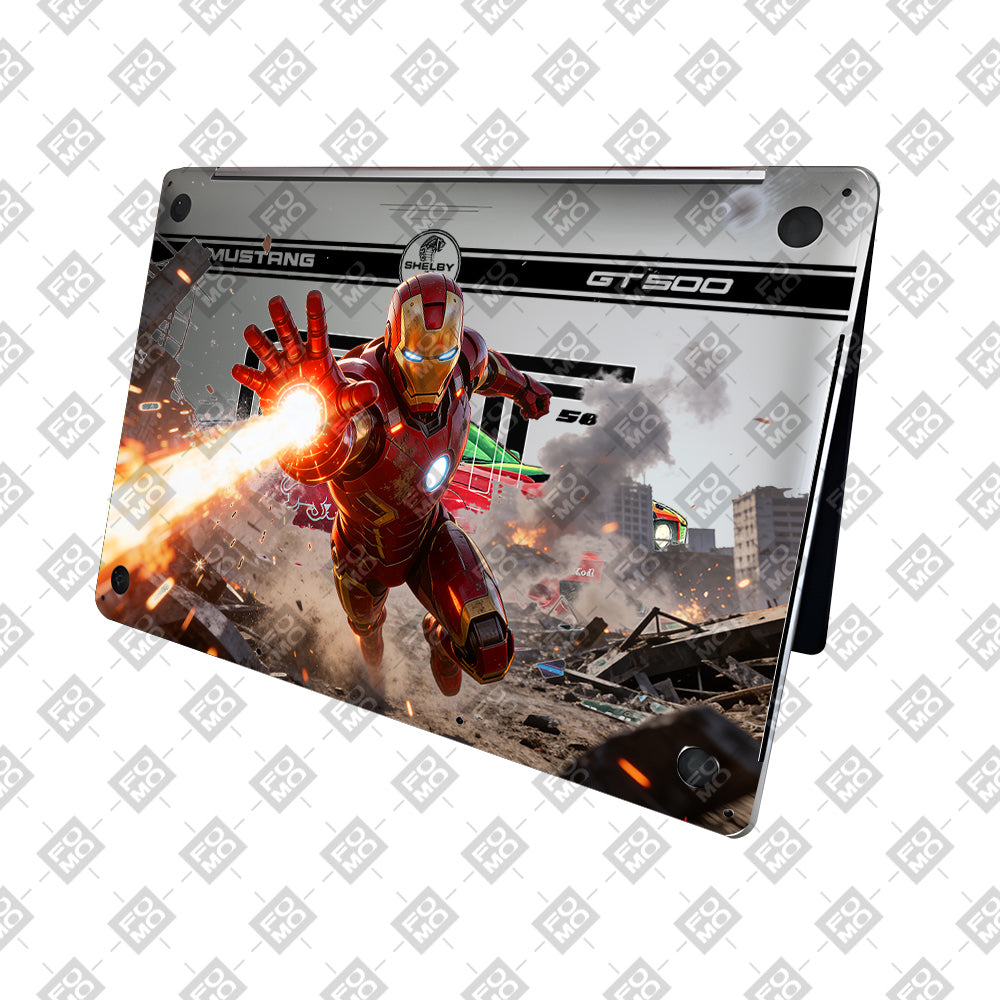 Transparent Iron Fist MacBook Pro 16 M1, M2, M3, M4 2021-2024 Laptop Skin